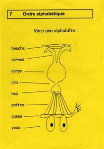 Transformation dans l'ordre alphabétique !